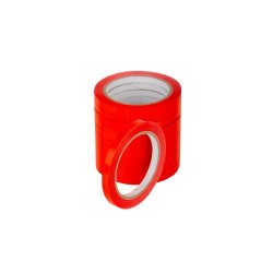 TAŚMA SAMOPRZYLEPNA 9X66Y. SOLVENT CZERWONA