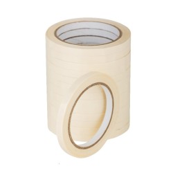 TAŚMA SAMOPRZYLEPNA 9X66Y. SOLVENT BIAŁA