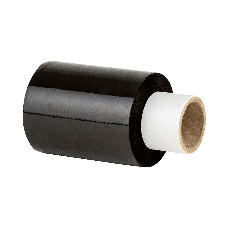 Folia stretch CZARNA MINI 23mik x 10cm x 150m