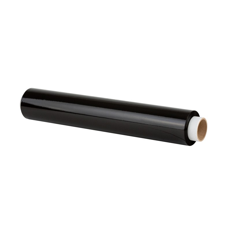 FOLIA STRETCH CZARNA 23MIK X 50CM X 1,5KG NETTO