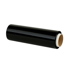 FOLIA STRETCH CZARNA 23 MIK x 25 CM