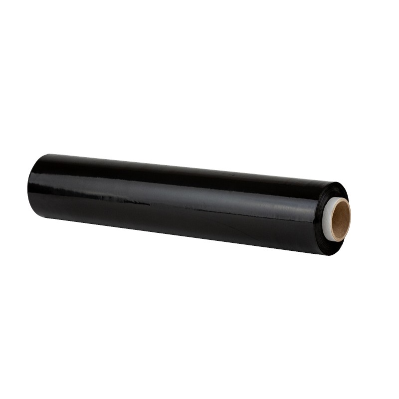 FOLIA STRETCH CZARNA 23MIK X 50CM X 2,5KG NETTO